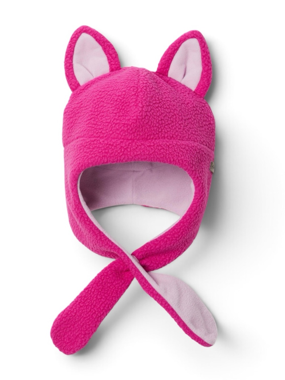 Columbia Tiny Animal Beanie II Fleece Cat Ear Trapper Hat Pink Toddler Girl O/S